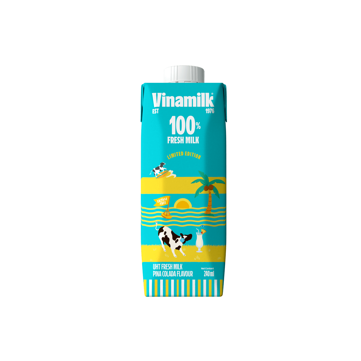 Sữa tươi tiệt trùng 100% Hương Pina Colada 240ml