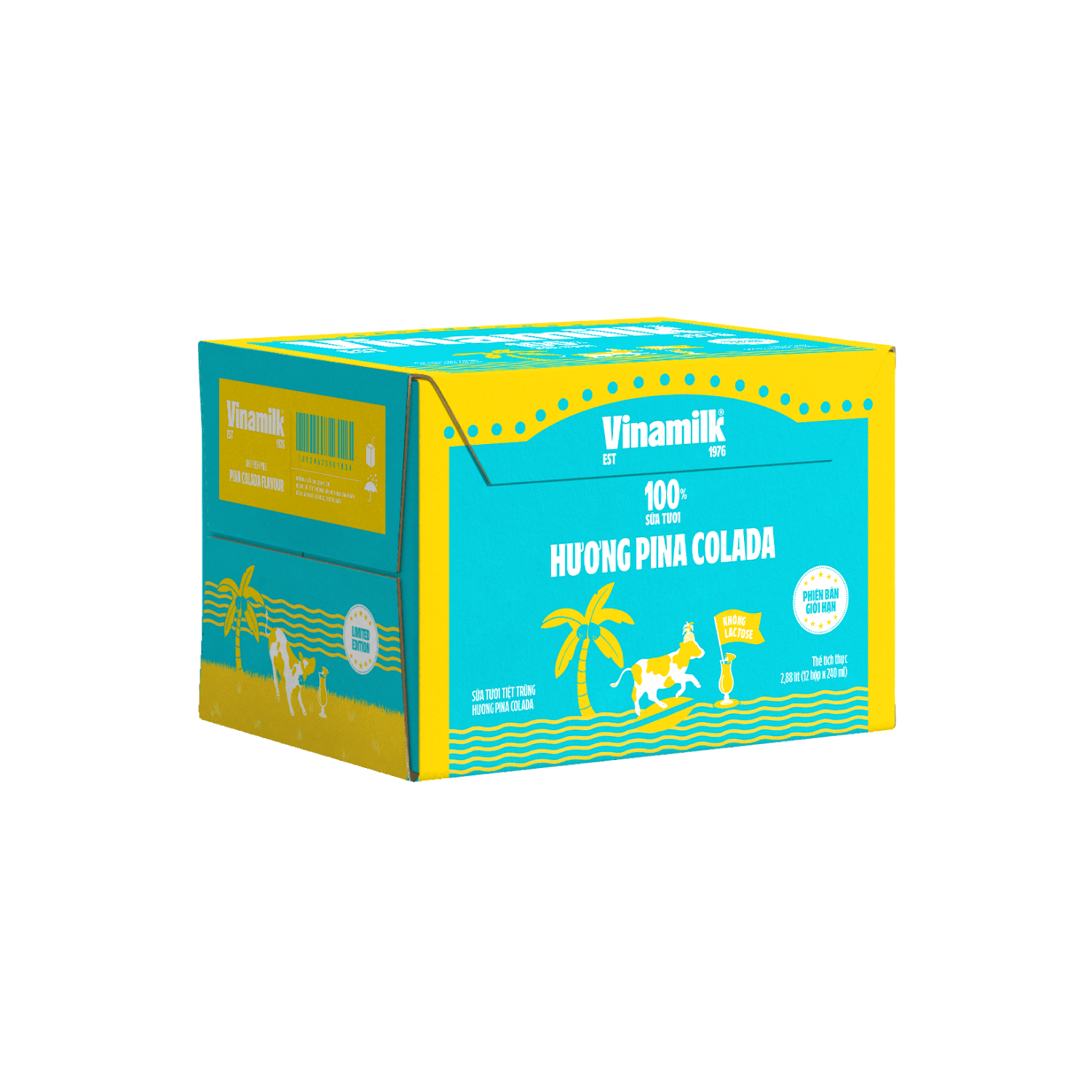 Sữa tươi tiệt trùng 100% Hương Pina Colada 240ml