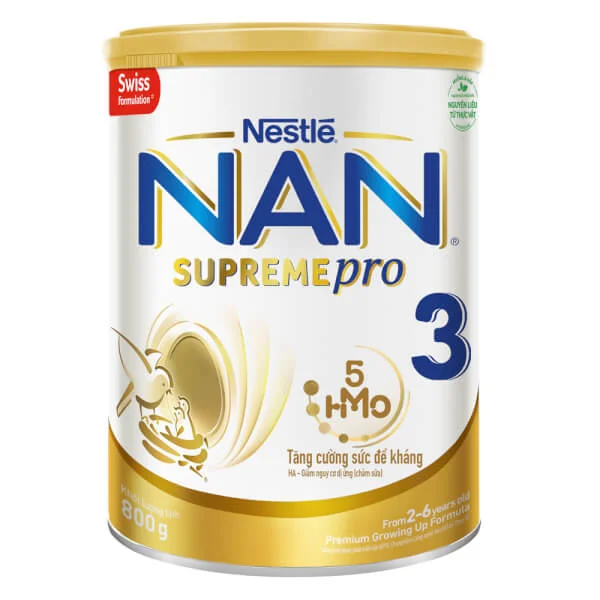 Combo 2 Sữa NAN SUPREME PRO số 3 800g (2-6 tuổi)
