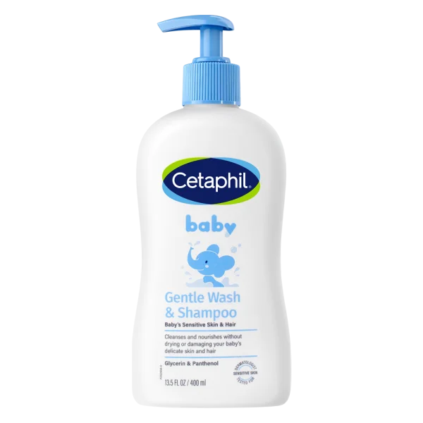 Sữa tắm gội cho trẻ em Cetaphil baby gentle 400ml