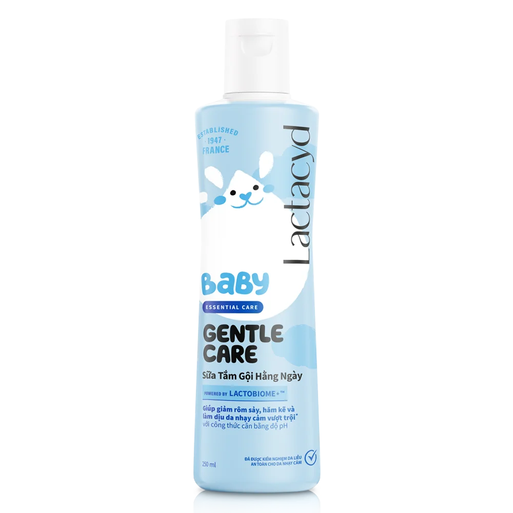 Sữa tắm gội Lactacyd Baby Gentle Care 250m