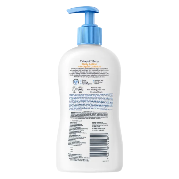 Sữa dưỡng da trẻ em tinh chất hoa cúc Cetaphil 400ml